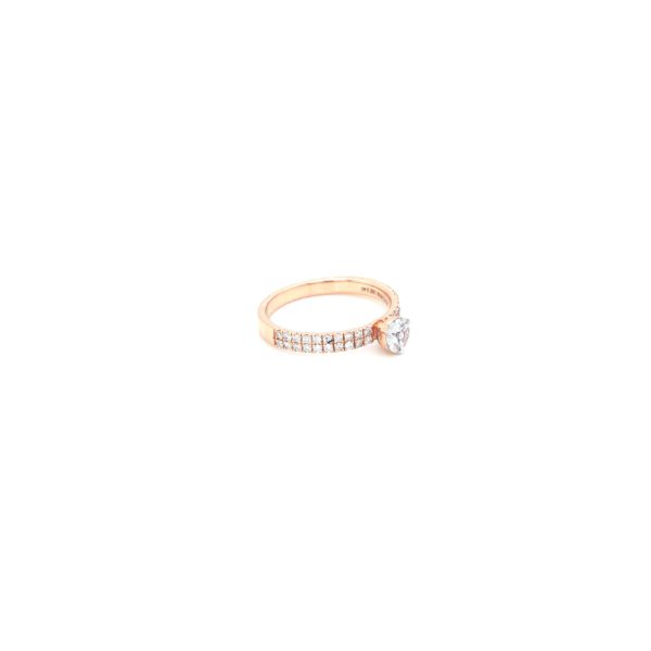 18KT Brilliant Cut Diamond Ring in Eternity Look|Pachchigar