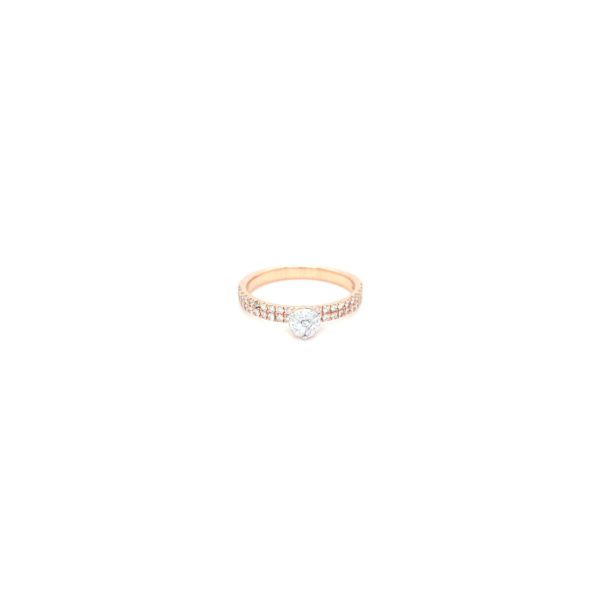 18KT Brilliant Cut Diamond Ring in Eternity Look|Pachchigar