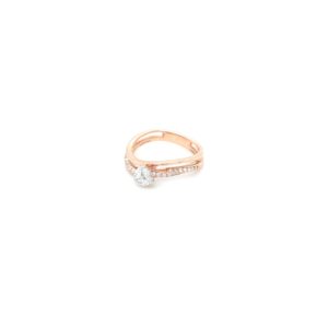 18KT Diamond Engagement Ring in Pressure Setting|Pachchigar Jeweller