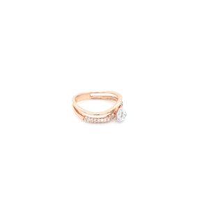 18KT Diamond Engagement Ring in Pressure Setting|Pachchigar Jeweller