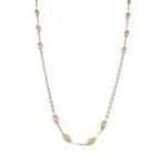 Lightweigh Gold Chain with Long Oval Bead|Pachchigar Jeweller