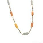 22K Multi Tone Fancy Chain In Rodium|Pachchigar Jeweller