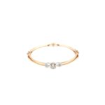 18K Diamond Bangle In Minimalistic Design|PachchigarJeweller