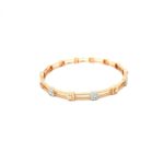 18KT Diamond Elegant Bangle In Pressure Setting|Pachchigar