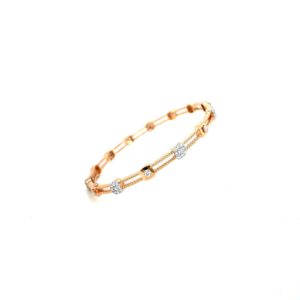 18KT Diamond Elegant Bangle In Pressure Setting|Pachchigar