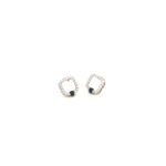 18KT Decent Natural Diamond Pendant Set With a Black Bead