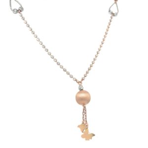 18K Plain Ball Hanging with Gold Chain| Pachchigar Jewellers