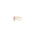 18k rose gold Ring with American diamond|Pachchigar Jeweller