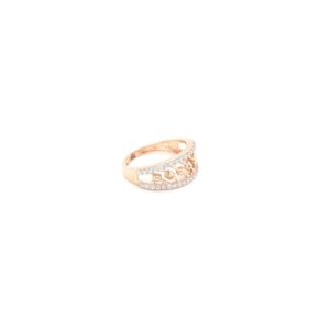 Eye-Catching 18KT Rose Gold Classic Ring|Pachchigar Jeweller
