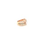18kt Gold Wedding Ring Studded with Black Beads|Pachchigar