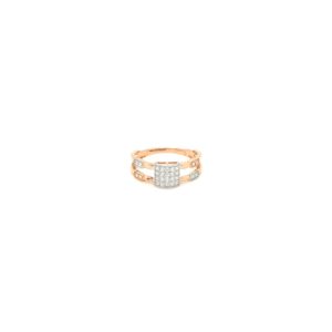 18k Gold Ladies Ring in American Diamond|Pachchigar Jeweller