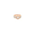 18kt Gold American Diamond Ladies Ring|Pachchigar Jewellers