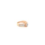 18kt Gold American Diamond Ladies Ring|Pachchigar Jewellers