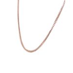 18KT Rose Gold Square Box Pattern Chain|Pachchigar Jewellers