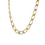 22K Yellow Gold Hollow Paper Clip Chain|Pachchigar Jewellers
