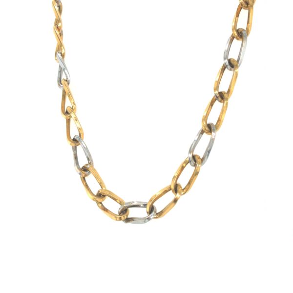 22K Yellow Gold Hollow Paper Clip Chain|Pachchigar Jewellers