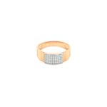 18K Rose Gold Men's Ring for Casual Wear|Pachchigar Jeweller