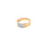 18K Rose Gold Men's Ring for Casual Wear|Pachchigar Jeweller