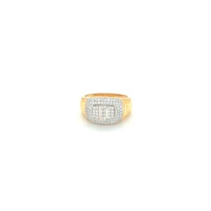 22KT Exquisite Yellow Gold Diamond Ring|Pachchigar Jewellers