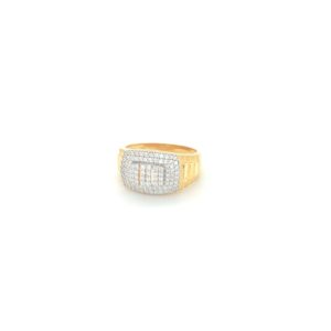 22KT Exquisite Yellow Gold Diamond Ring|Pachchigar Jewellers