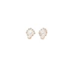 18KT Rose Gold Fancy Diamond Studs|Pachchigar Jewellers