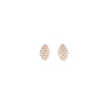 18KT Rose Gold Diamond Stud Earrings|Pachchigar Jewellers
