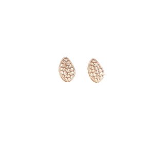 18KT Rose Gold Diamond Stud Earrings|Pachchigar Jewellers