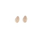 18KT Rose Gold Diamond Stud Earrings|Pachchigar Jewellers