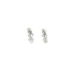 18KT Diamond Earrings in White Gold|Pachchigar Jewellers