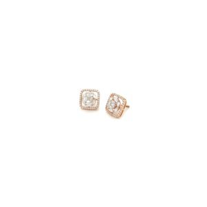 18K Square Indo Western Fancy Diamond Earing|Pachchigar Jeweller