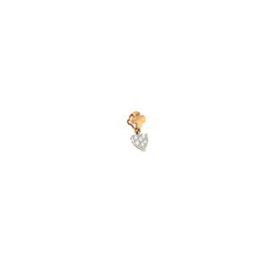 18K Real Diamond Heart Shape Cute Pendant|Pachchigar Jeweller