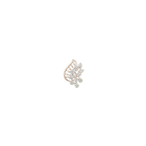 18K Diamond Radiant Pendant Set|Pachchigar Jewellers