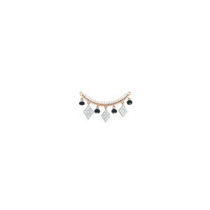 18KT Half U Shape with Prong-Set Round Diamond Tanmaniya