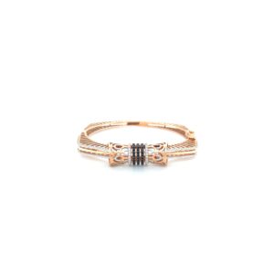 18KT Rose Gold Indo-Italian Net Design Bracelet