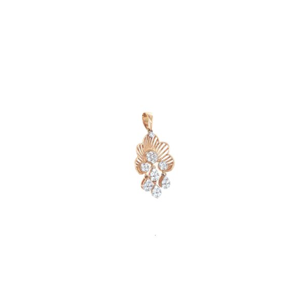 18K Gold IndoItalian Stylish Pendant Set|Pachchigar Jeweller