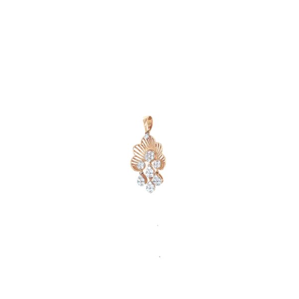 18K Gold IndoItalian Stylish Pendant Set|Pachchigar Jeweller