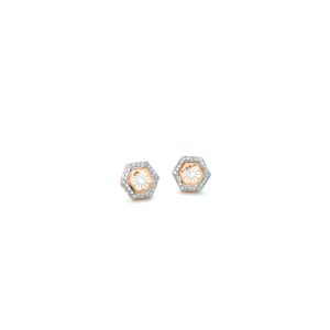 18K Gold IndoItalian Hexagon Pendant Set|Pachchigar Jeweller