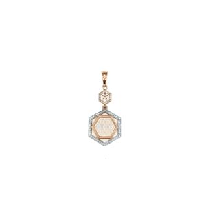 18K Gold IndoItalian Hexagon Pendant Set|Pachchigar Jeweller