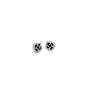IndoItalian Square PendantSet In Black Mino|Pachchigar Jeweller