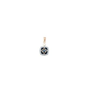 IndoItalian Square PendantSet In Black Mino|Pachchigar Jeweller