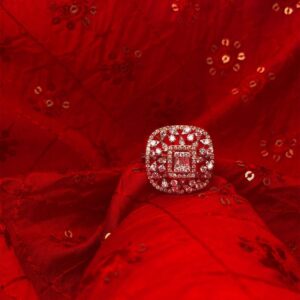 18KT Rose Gold Cocktail Ring in Fancy Diamonds|Pachchigar