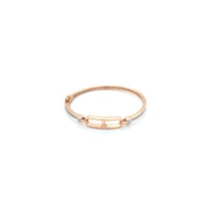 18KT Rose Gold Indo-Italian Bracelet For Daily Wear