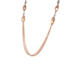 18KT Indo-Italian Rose Gold Bunch Chain|Pachchigar Jewellers