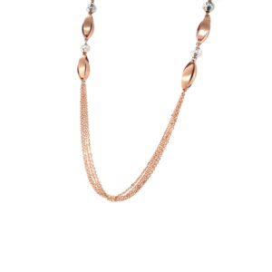 18KT Indo-Italian Rose Gold Bunch Chain|Pachchigar Jewellers