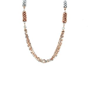 18KT Rose Gold Indo Italian Bunch Chain|Pachchigar Jewellers