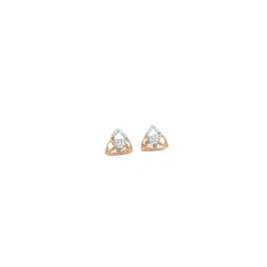 18KT Indo-Italian Earring in Triangle Shape|Pachchigar Jeweller