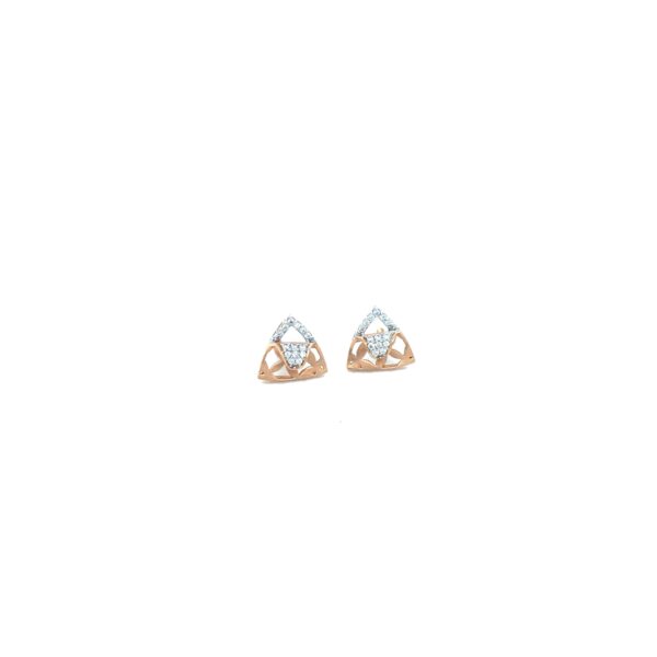 18KT Indo-Italian Earring in Triangle Shape|Pachchigar Jeweller