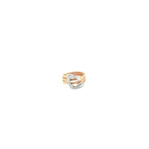 18K Indo-Italian Rose Gold Designer Ring|Pachchigar Jeweller