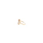 18K Indo-Italian Rose Gold Net Design Ring|Pachchigar Jeweller