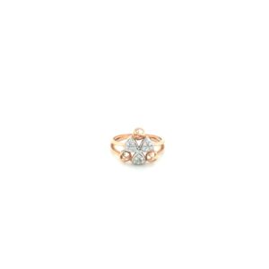 18KT Indo-Italian Rose Gold Ring| Pachchigar Jewellers